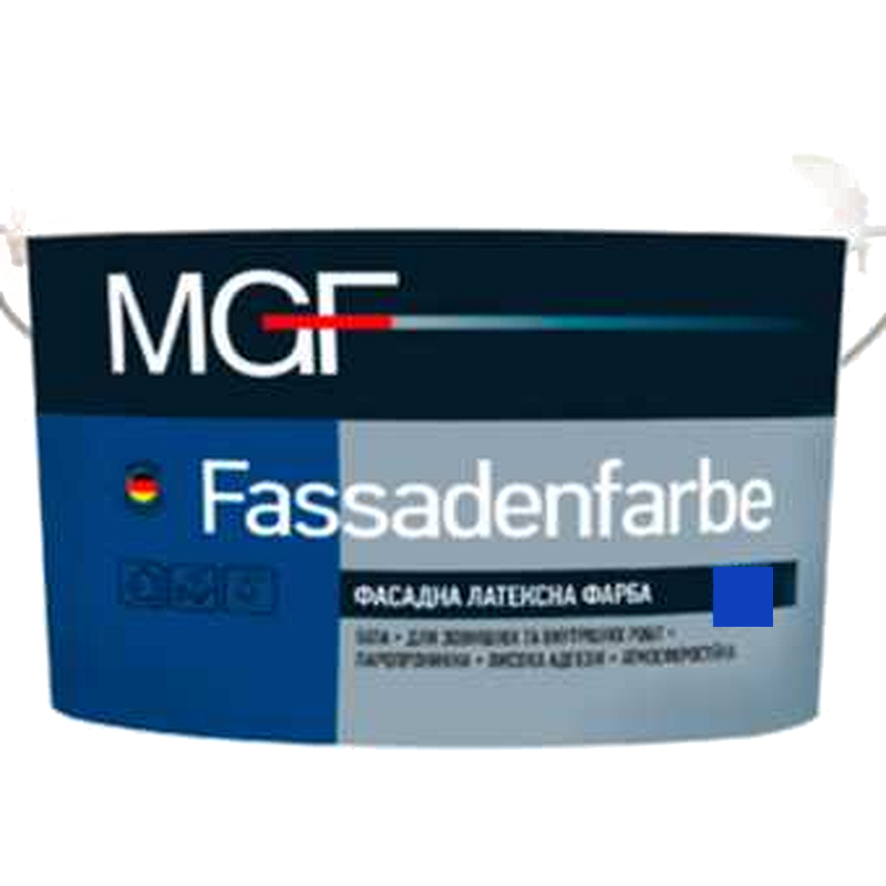 Фарба MGF Fassadenfarbe фасадна, латексна, мат білий, 14кг